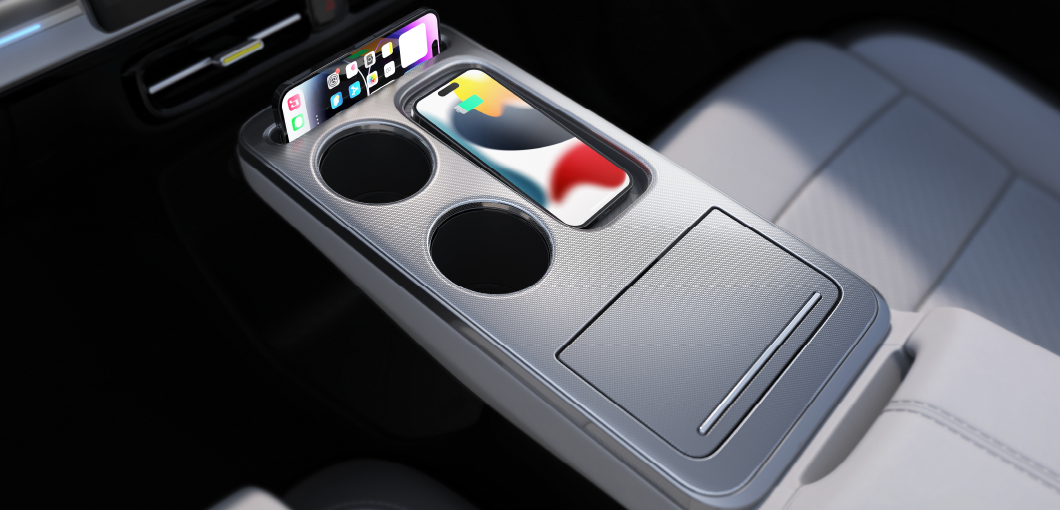 Multiple Compartment with Wireless Charging